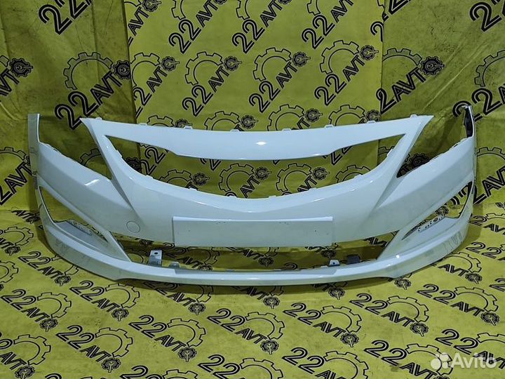 Бампер передний Hyundai Solaris RB G4FA 2014-2017