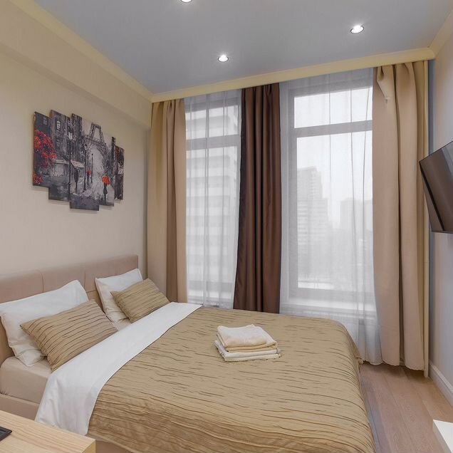 Квартира-студия, 18,5 м², 1 кровать