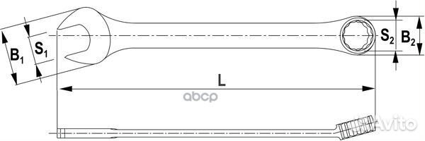 Набор ключей комбинированных, 25 пр: 6-28, 30