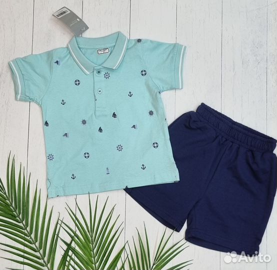 Футболка шорты 92 98 104 110 little maven