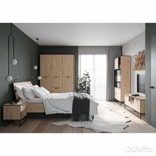 Тумба прикроватная Бруклин KOM1S