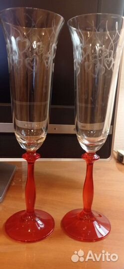 Свадебные аксессуары фужеры