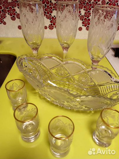 Набор -хрусталь для застолья