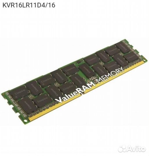 Модуль памяти Kingston valueram 16GB dimm DDR3L RE