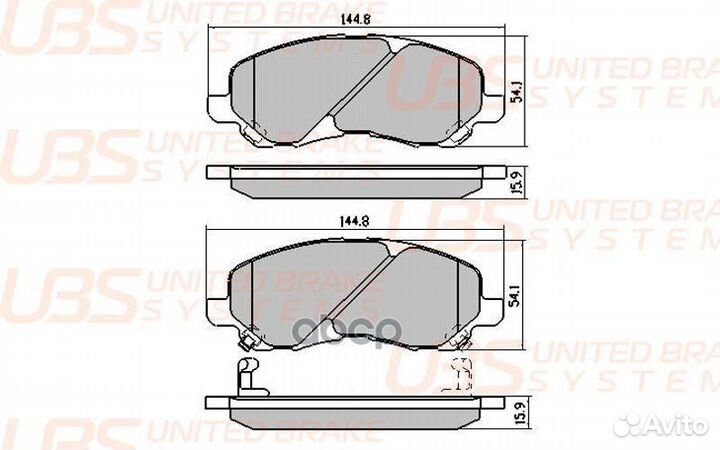 Премиум тормозные колодкиmits outlander III 2.0