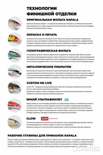 Воблер Rapala Down Deep Husky Jerk 10 10см 11г SBR