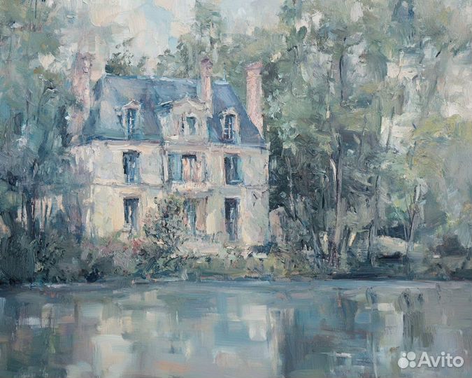 Картина по фото Родной дом премиум