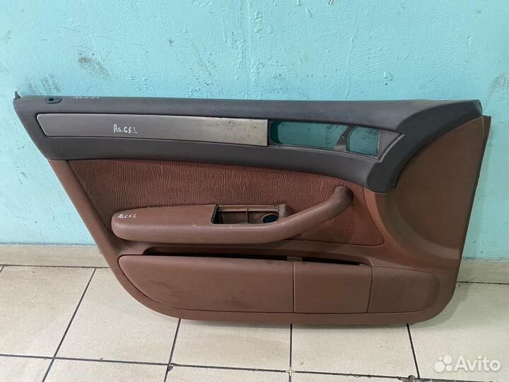 Обшивка двери передняя левая audi А6 С5