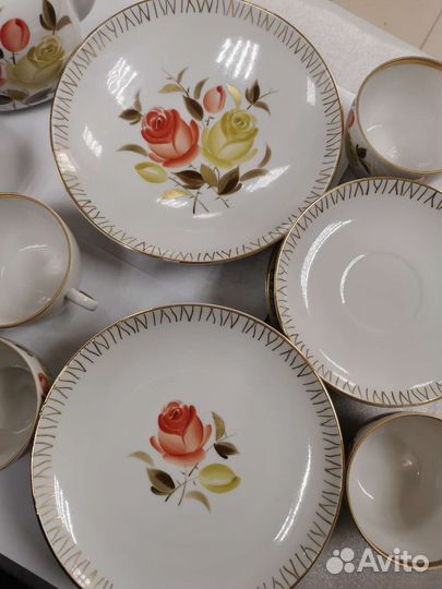 Сервиз Букет чайных роз лфз
