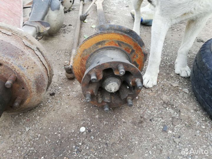 Передняя балка на газель в сборе