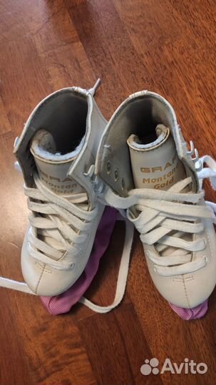 Коньки фигурные graff размер 28