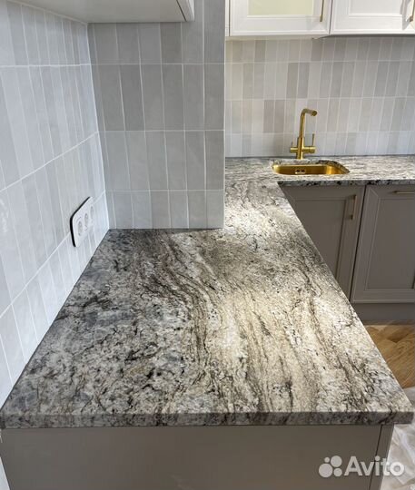 Гранитная столешница. Кухонная столешница. Гранит