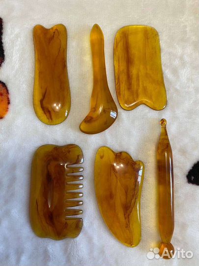 Янтарный набор для Гуа- ша