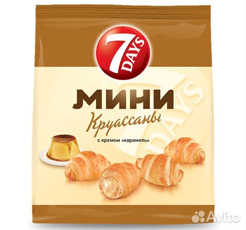 Круассан 7 Дейс (7Days) Мини Карамель 300г