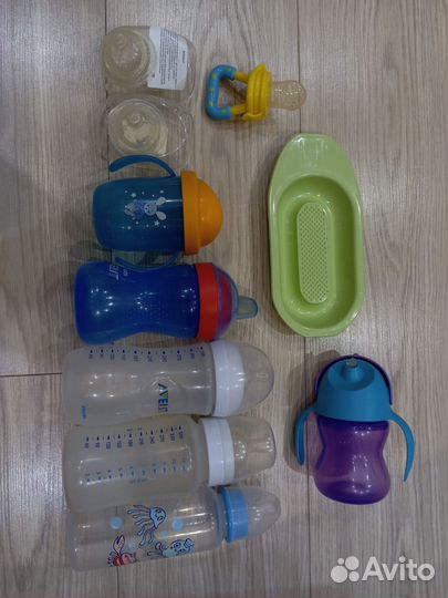 Бутылочки avent, непроливайка, Ниблер, терка