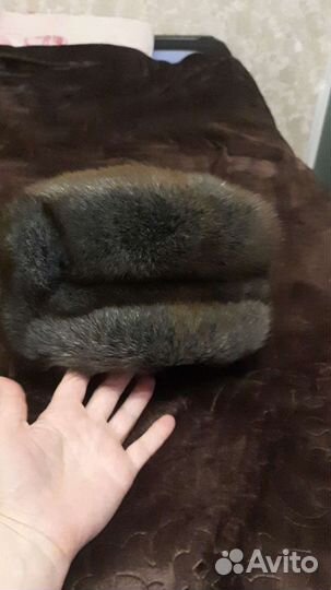 Норковая шапка мужская