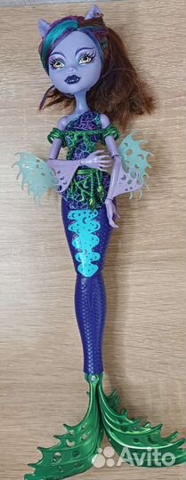 Клодин русалка, кукла монстер хай
