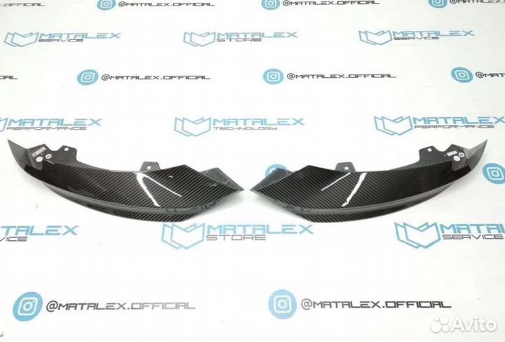 Клыки bmw F32 М пакет карбон сухой