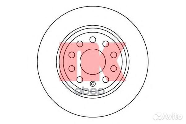 Тормозной диск 2047133 Nk