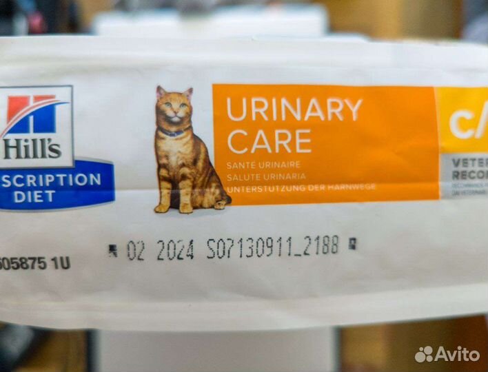 Корм для кошек hills c d