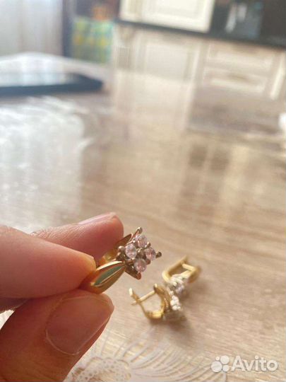 Серьги и кольцо