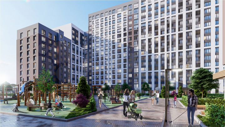 1-к. квартира, 41,3 м², 5/25 эт.