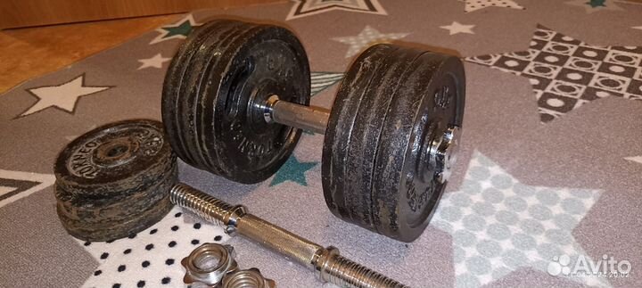 Гантели разборные 42 кг