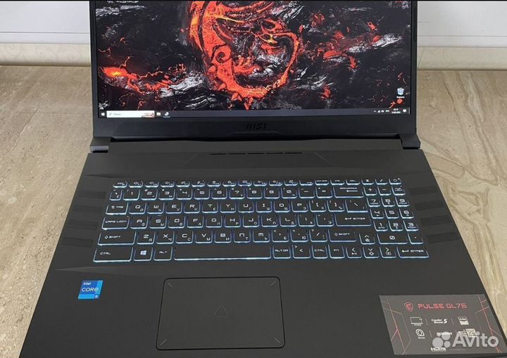 Игровой ноутбук msi gl76 pulse i5/rtx3060