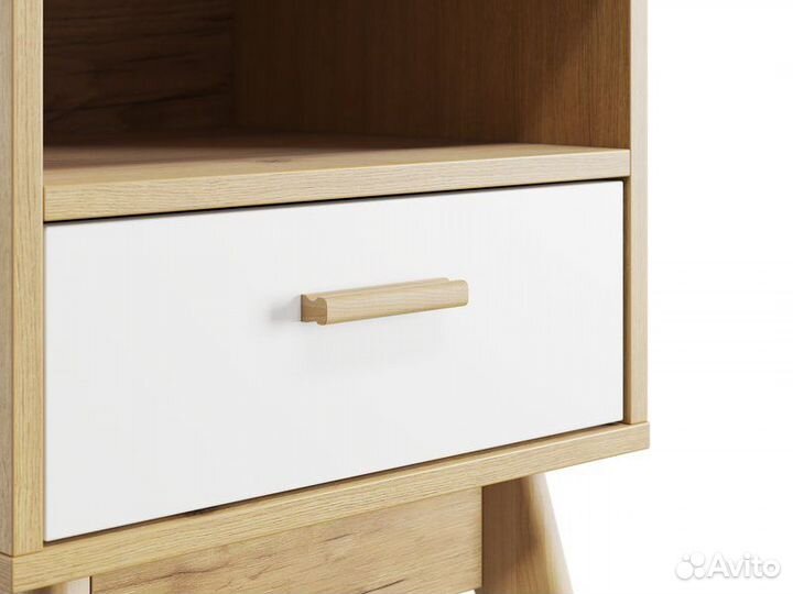 Тумба прикроватная Нордик-1 Wood White