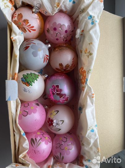 Елочные игрушки СССР