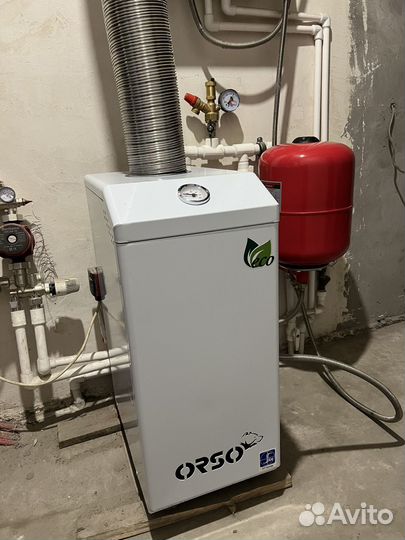 Газовый котел напольный бу orso