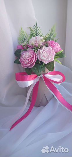 Букет из мыла ручной работы