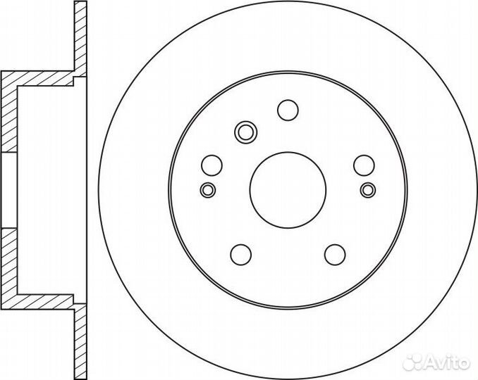 Диск тормозной nibk RN1444