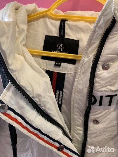 Пальто для девочки 140