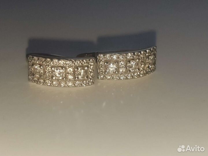 Серьги с бриллиантами Эпл. Якутские бриллианты