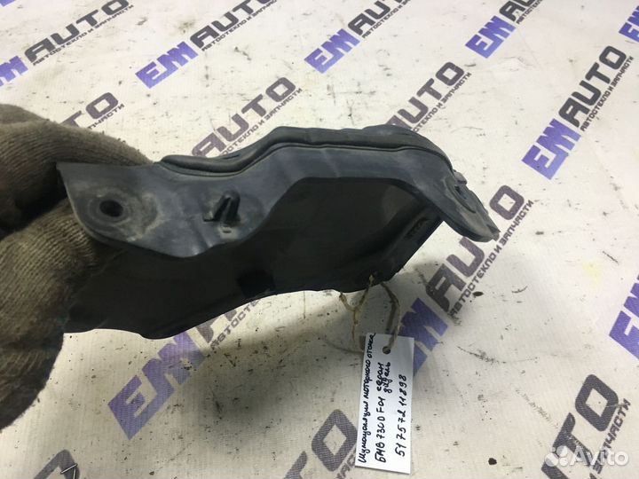 Шумоизоляция моторного отсека бмв 730D F01 седан