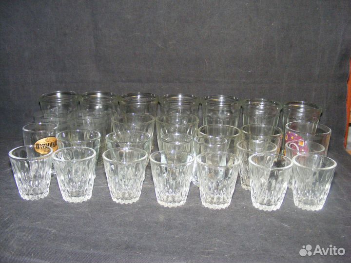 Стопки времен СССР под крепкий напиток всего 28шт