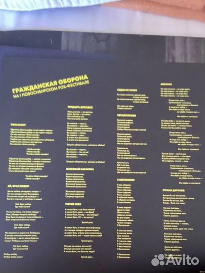 Гражданская оборона на 1 Новосибирском рок.фест.LP