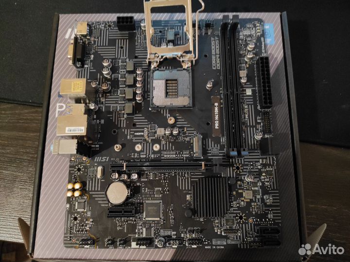 Материнская плата msi pro H410M-B