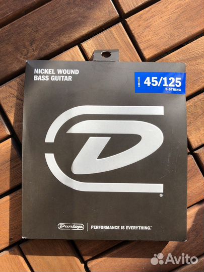 Струны для бас-гитары 5 Dunlop 45-125