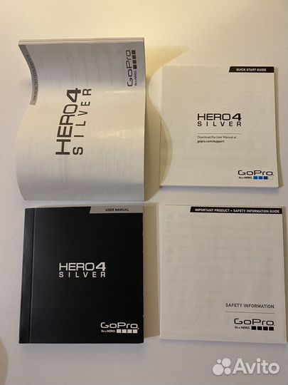 Коробка от GoPro hero 4 silver + доп. части