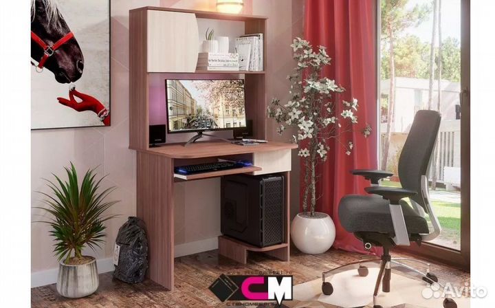 Стол компьютерный №2 новый ясень шимо