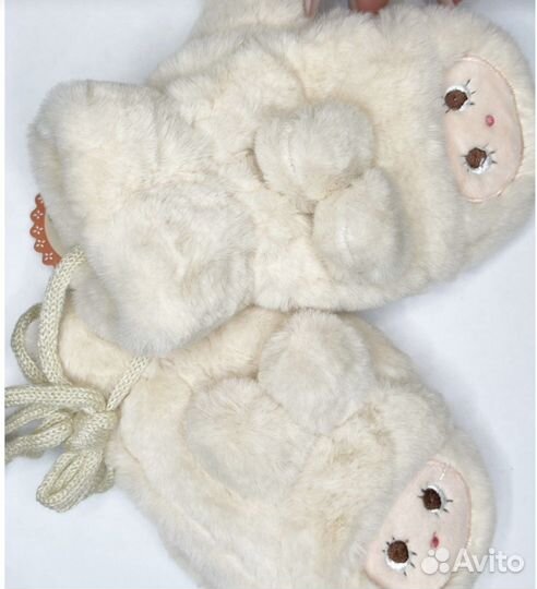 Варежки зимние детские