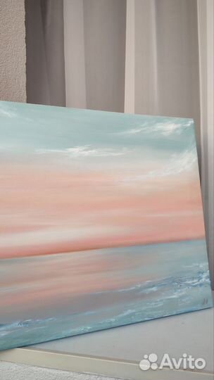 Море маслом, интерьерная картина