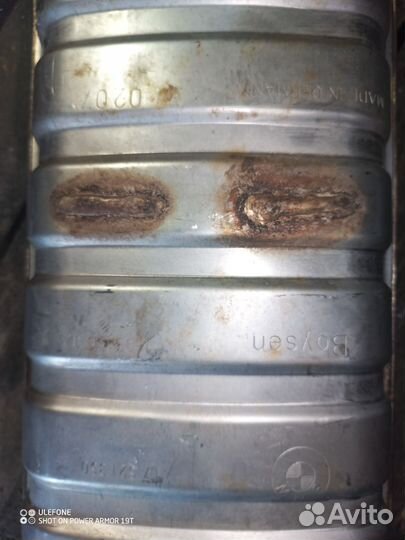 Резонатор, средняя банка bmw 5 e60