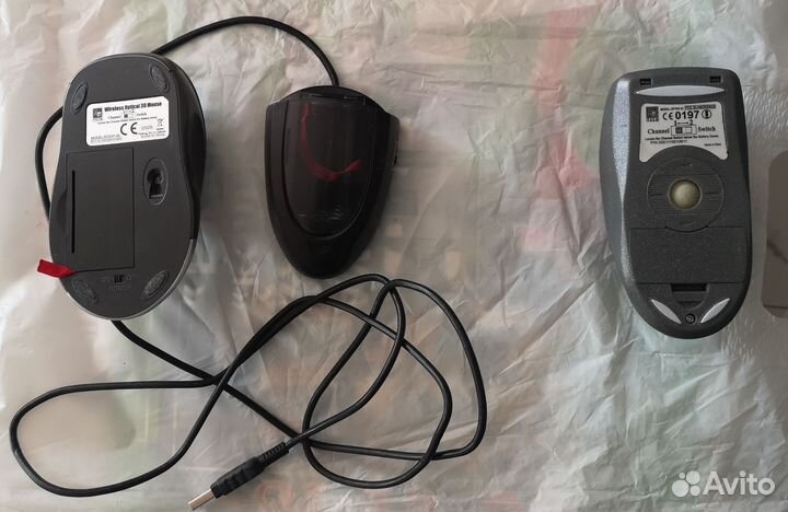 DVD-привод, мышки, блок питания, модем