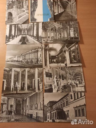 Открытки Эрмитаж СССР 1972 год