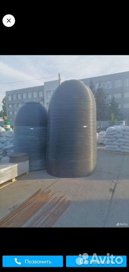 Установка септика из бетонных колец