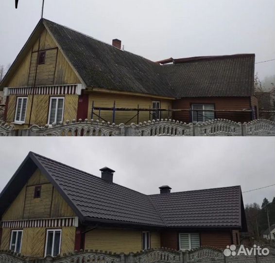 Ремонт крыш кровельные работы