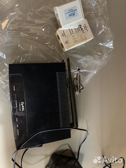 Wi-fi поутер zyxel P-600 Series + модем